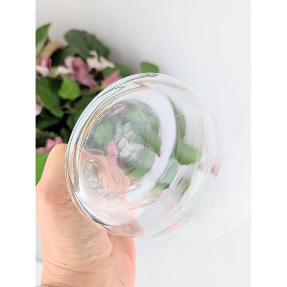 Pair of Vintage Handblown Glasses with Etched Bird Goose Duck Waterfowl Wildlife - Picture 4 of 7